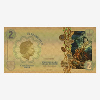 24k Gold Note - Tree of Life | 2022 Cook Islands