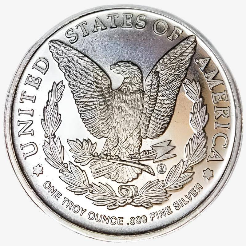 1 oz Silver Morgan Round - Oz Mint | High-Quality Design (Etsy)