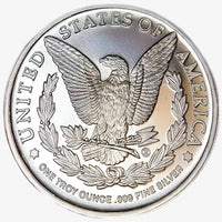 1 oz Silver Morgan Round - Oz Mint | High-Quality Design (Etsy)