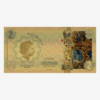 Cook Islands 24k Gold Note - Threads of Light | Unique Collectible