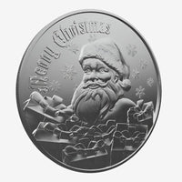 1 oz Silver Santa Gifts Round - OZ Mint | Unique Keepsake