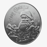 1 oz Silver Santa Gifts Round - OZ Mint | Unique Keepsake (Etsy)