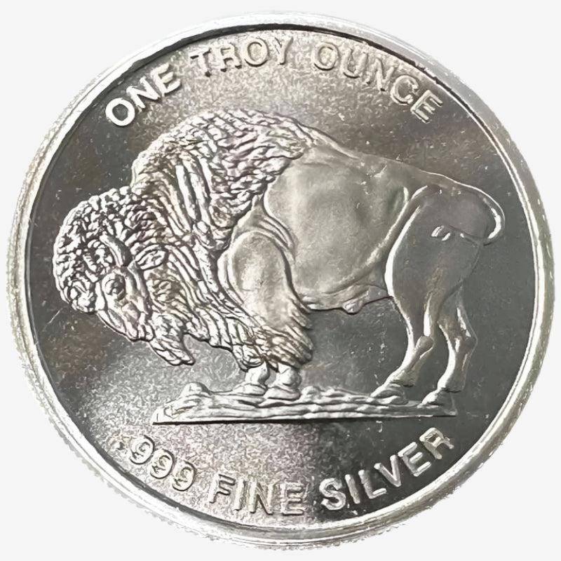 1 oz Silver BUFFALO Round (OZ Mint) (Etsy)