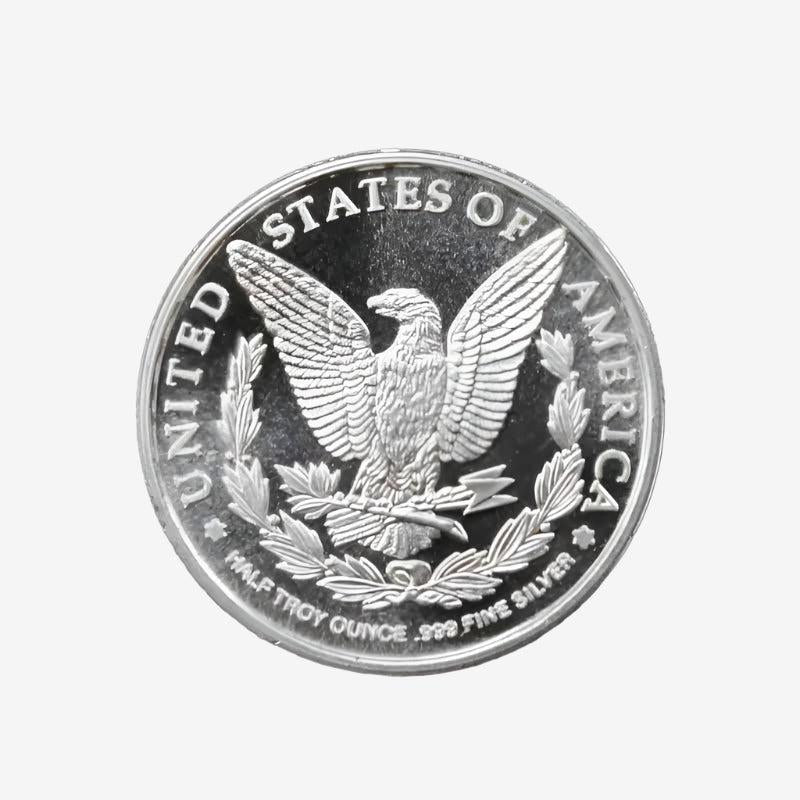 1/2 oz Silver MORGAN Round (OZ Mint) (Etsy)