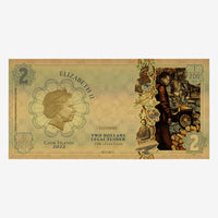 2022 Cook Islands Gold Note - Threads of Light | 24K Gold
