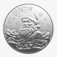 1 oz Silver Santa Gifts Round - OZ Mint | Unique Keepsake (Etsy)