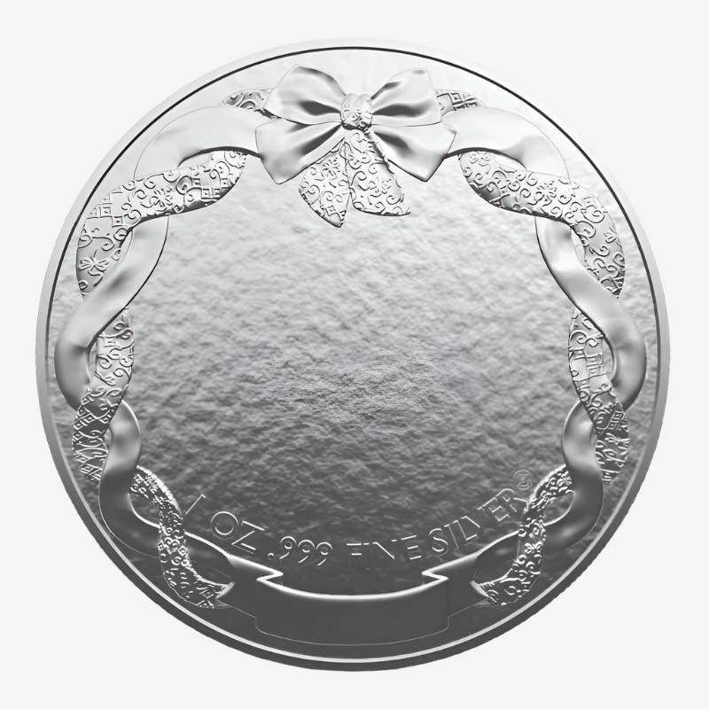 1 oz Silver Santa Gifts Round - OZ Mint | Unique Keepsake (Etsy)