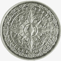 1 oz Silver BUCKANEER - BLACKBEARD Silver Round (OZ Mint) (Etsy)