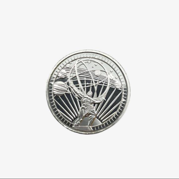 1/2 oz Silver ATLAS Round (OZ Mint) (Etsy)