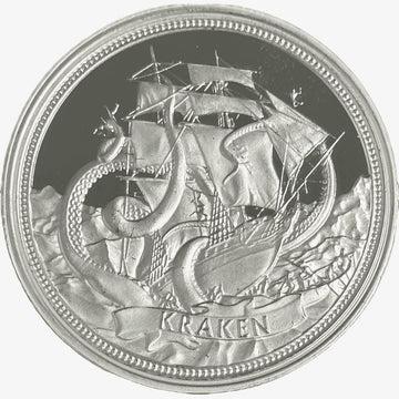 1 oz Silver KRAKEN Round - KRAKEN Silver Round | .999 OZ Mint