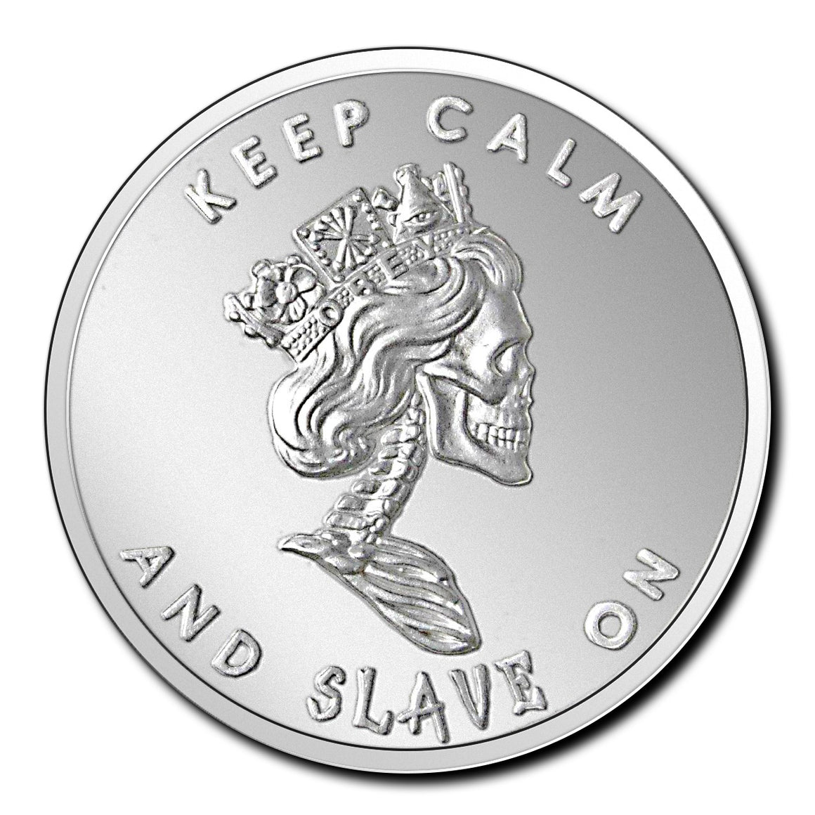 2020 Slave Queen - Silver Bullet Silver Shield 1oz Silver Coin - OZB