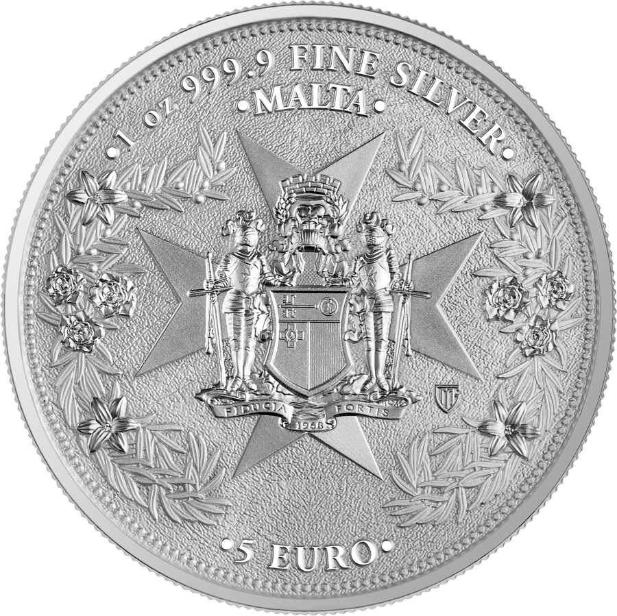 2023 Malta Golden Eagle 5 Euro 1oz Silver Coin BU - OZB