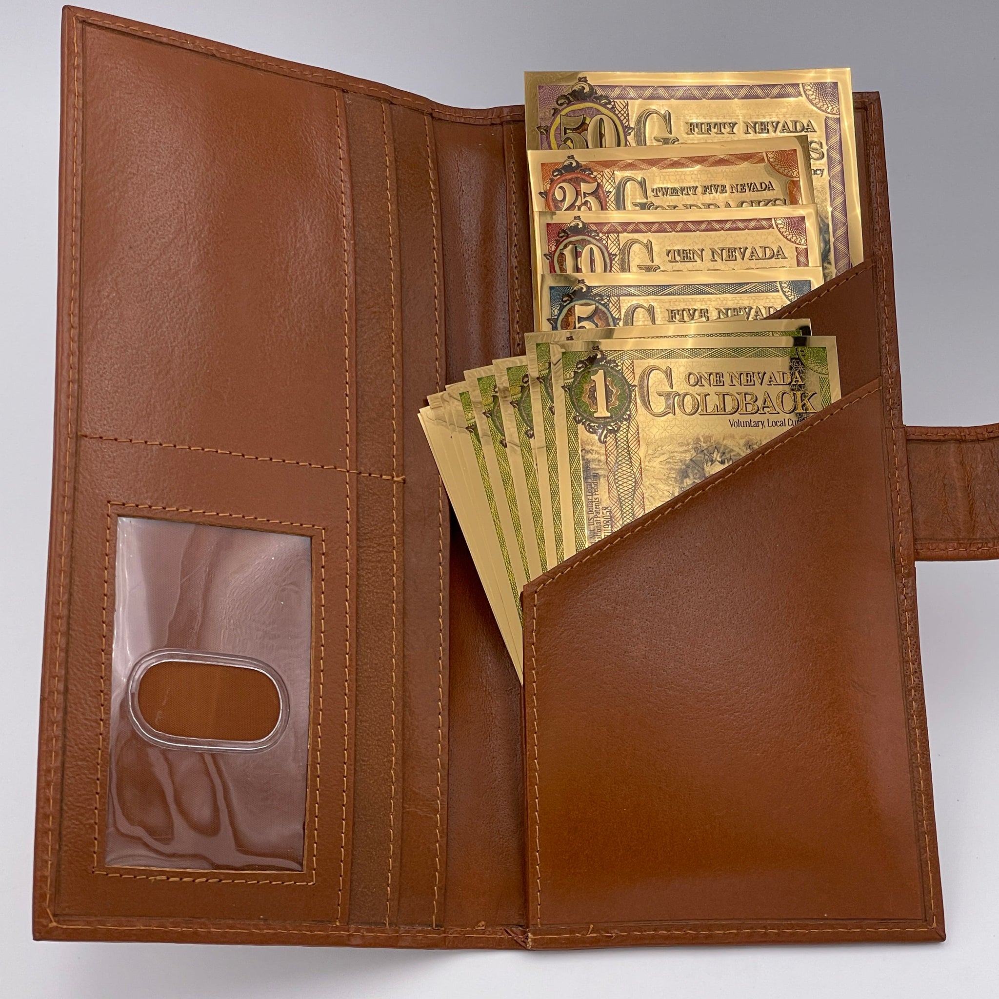 NEVADA Goldback 100 Set with Custom Wallet (Aurum) - OZB