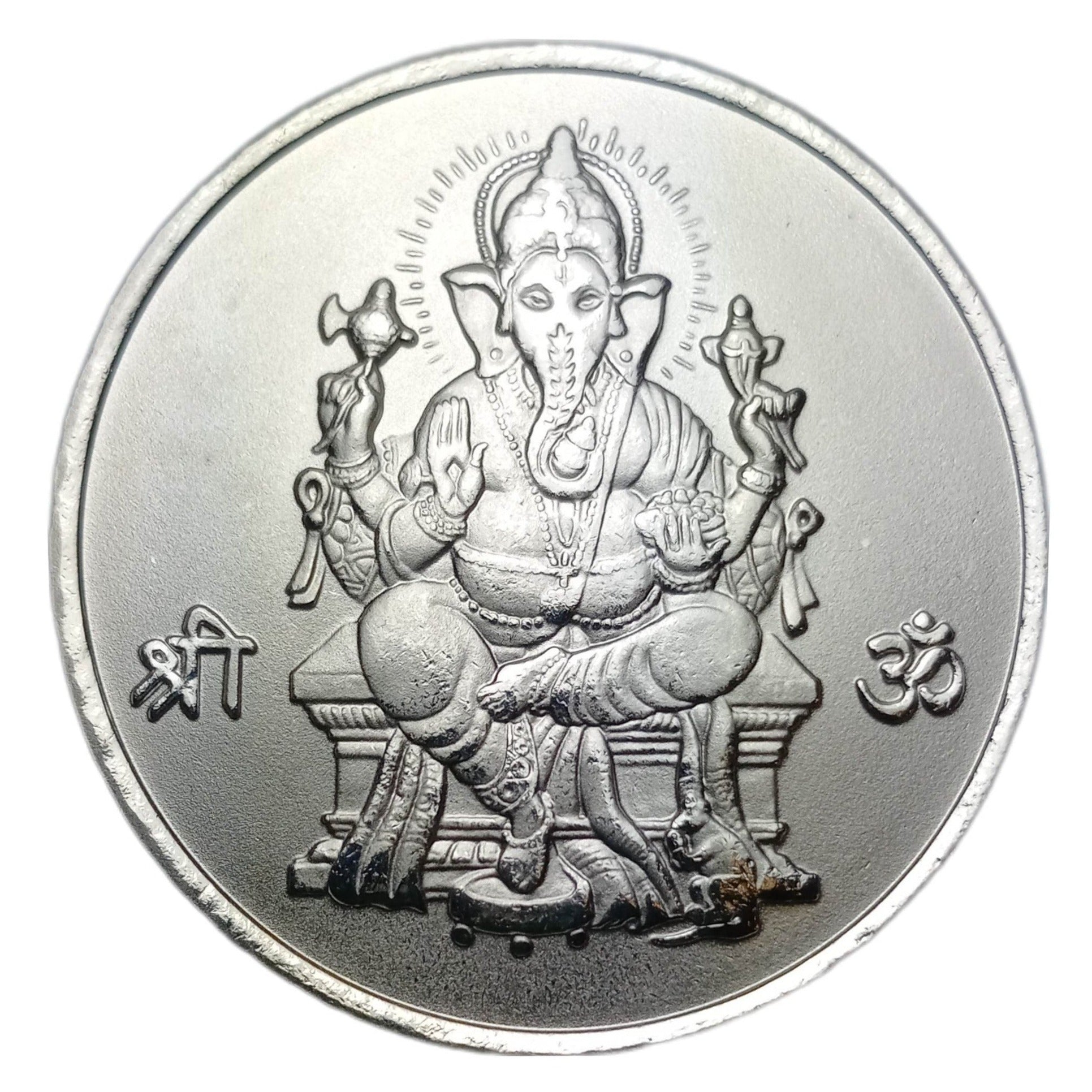 Ganesha Oz Mint 1 Troy Ounce Silver Round - OZB