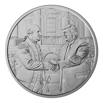1 oz WASHINGTON/TRUMP Silver Round - Oz Mint AMERICA 250 Series