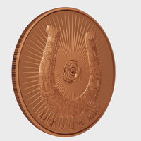 1 oz LUCK OF THE IRISH Copper Round - OZ Mint