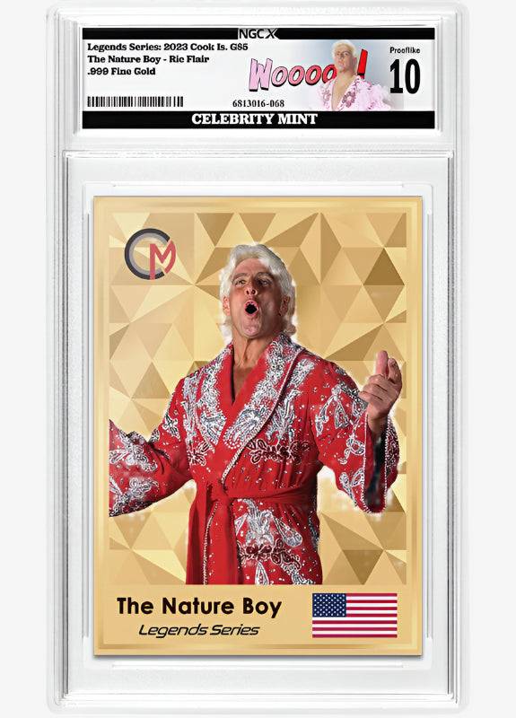 1/2 g Gold THE NATURE BOY - RIC FLAIR Legend Series 2023 Cook Islands