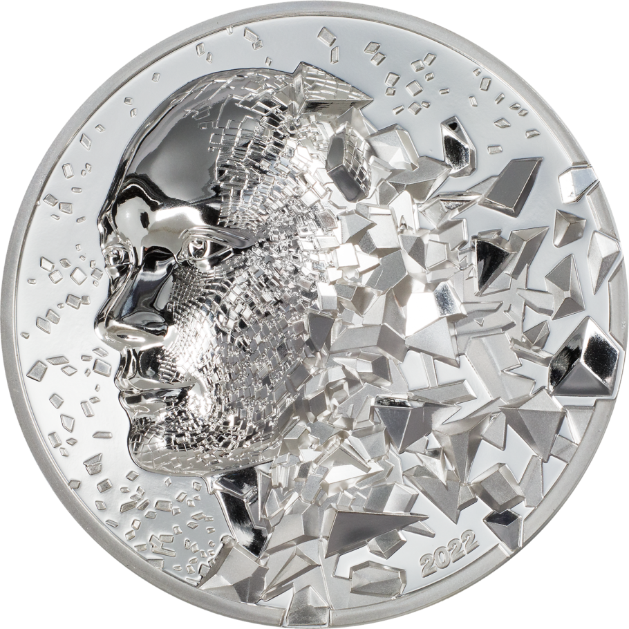 2022 Silver Burst PF 70 3oz Silver Coin - OZB