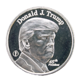 1 Troy Oz .999 Silver 45th President Donald Trump and The White House - OZB