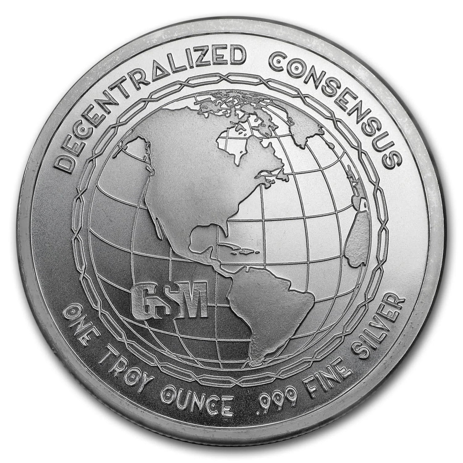 Vires In Numbers 1oz Silver Bitcoin - OZB